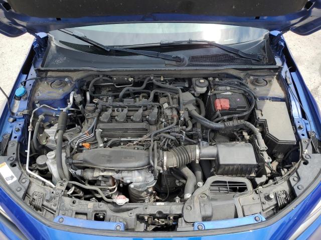 2HGFE1F78NH325084 - 2022 HONDA CIVIC EX 蓝色 照片 11