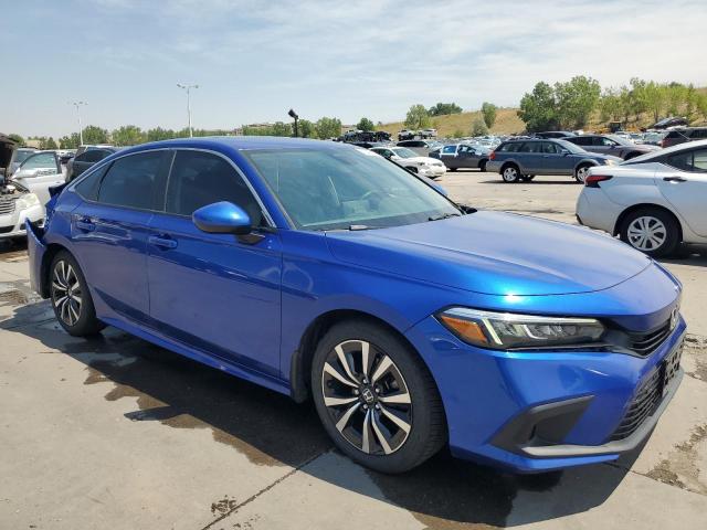 2HGFE1F78NH325084 - 2022 HONDA CIVIC EX 蓝色 照片 4