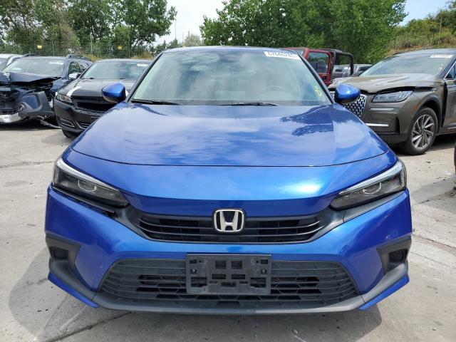 2HGFE1F78NH325084 - 2022 HONDA CIVIC EX 蓝色 照片 5