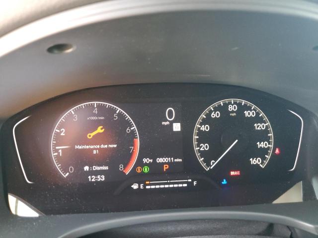 2HGFE1F78NH325084 - 2022 HONDA CIVIC EX 蓝色 照片 9