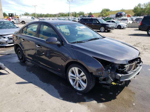 1G1PG5SB4F7183210 - 2015 CHEVROLET CRUZE LTZ GRAY photo 4