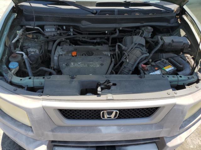 5J6YH285X4L010640 - 2004 HONDA ELEMENT EX GREEN photo 12