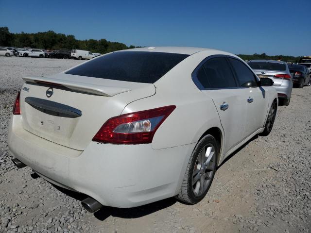 1N4AA5AP4BC806490 - 2011 NISSAN MAXIMA S WHITE photo 4