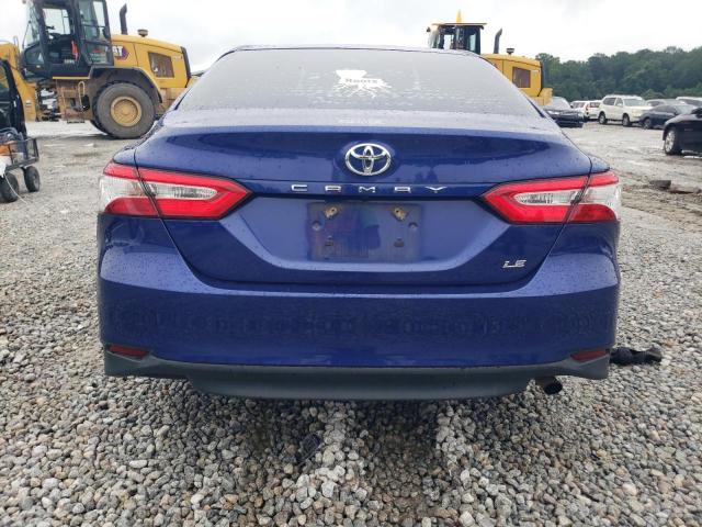 4T1B11HK1JU521607 - 2018 TOYOTA CAMRY L BLUE photo 6