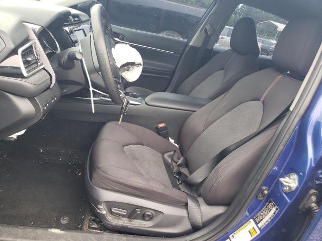 4T1B11HK1JU521607 - 2018 TOYOTA CAMRY L BLUE photo 7