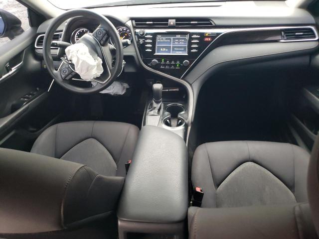 4T1B11HK1JU521607 - 2018 TOYOTA CAMRY L BLUE photo 8