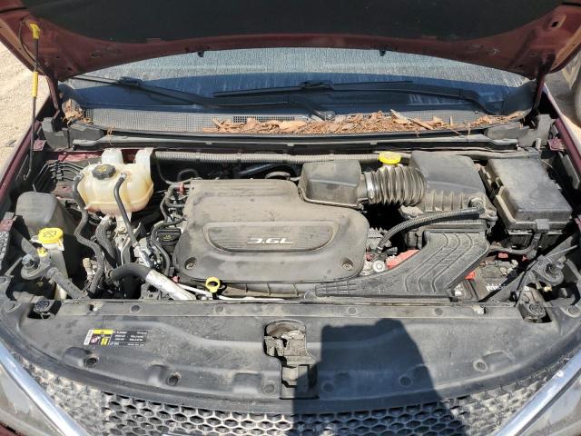 2C4RC1BG3HR533959 - 2017 CHRYSLER PACIFICA TOURING L BURGUNDY photo 12