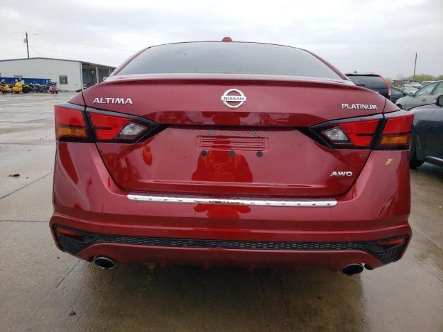 1N4BL4FW7MN383162 - 2021 NISSAN ALTIMA PLATINUM RED photo 6