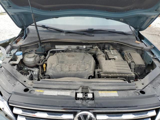 3VV2B7AX8MM061267 - 2021 VOLKSWAGEN TIGUAN SE Теңіз көгі фото 12