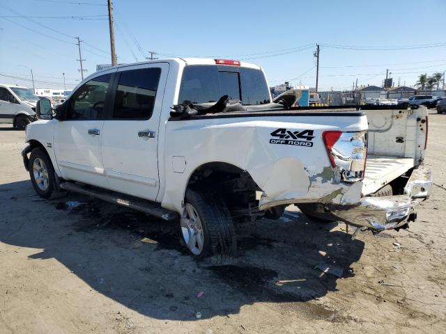1N6AA07B74N540198 - 2004 NISSAN TITAN XE WHITE photo 2