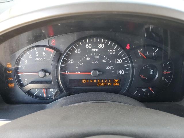 1N6AA07B74N540198 - 2004 NISSAN TITAN XE WHITE photo 9