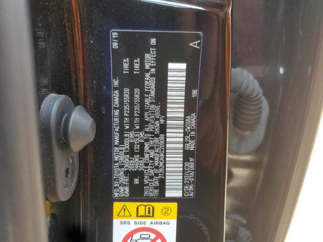 2T2BZMCA0KC209088 - 2019 LEXUS RX 350 BASE Qara foto 12