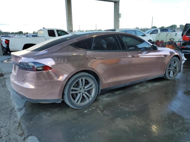 5YJSA1CG9DFP03768 - 2013 TESLA MODEL S Çəhrayı foto 3