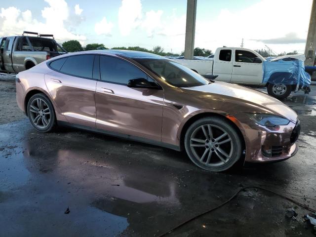 5YJSA1CG9DFP03768 - 2013 TESLA MODEL S Çəhrayı foto 4