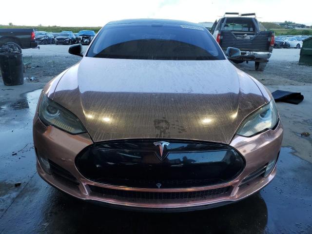 5YJSA1CG9DFP03768 - 2013 TESLA MODEL S Çəhrayı foto 5