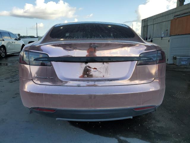 5YJSA1CG9DFP03768 - 2013 TESLA MODEL S Çəhrayı foto 6