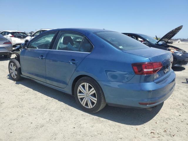 3VW2B7AJ3HM281672 - 2017 VOLKSWAGEN JETTA S BLUE photo 2