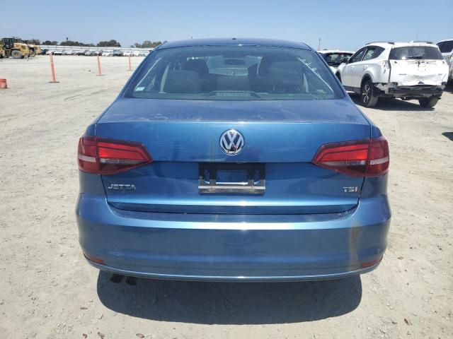 3VW2B7AJ3HM281672 - 2017 VOLKSWAGEN JETTA S BLUE photo 6