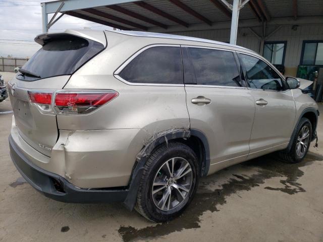 5TDJKRFH2GS328933 - 2016 TOYOTA HIGHLANDER XLE Qızıl foto 3