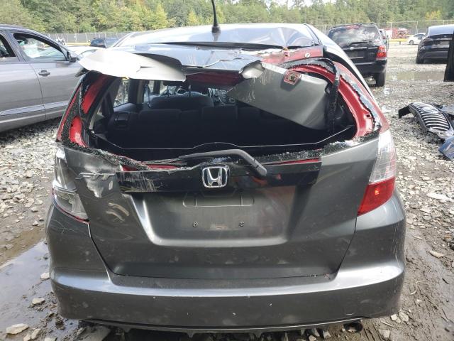 JHMGE8H57CC009181 - 2012 HONDA FIT SPORT GRAY photo 6