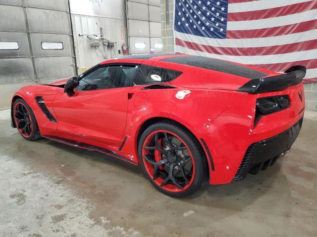 1G1YU2D66F5607221 - 2015 CHEVROLET CORVETTE Z06 3LZ RED photo 2