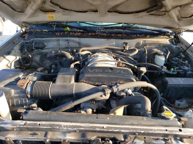 5TBBT44172S238950 - 2002 TOYOTA TUNDRA ACCESS CAB ვერცხლისფერი ფოტო 11