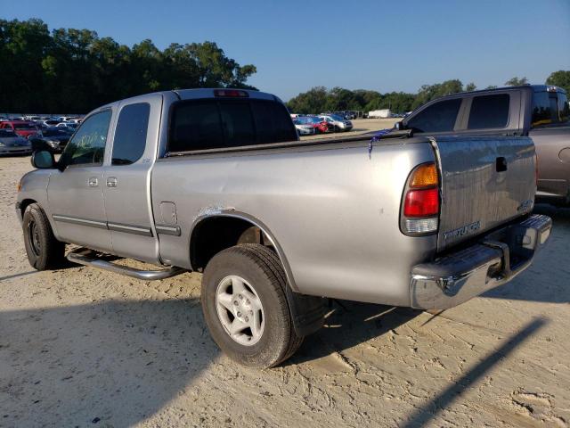 5TBBT44172S238950 - 2002 TOYOTA TUNDRA ACCESS CAB SILVER photo 2