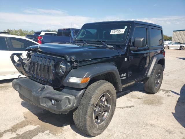 1C4GJXAG4LW223143 - 2020 JEEP WRANGLER SPORT BLACK photo 1