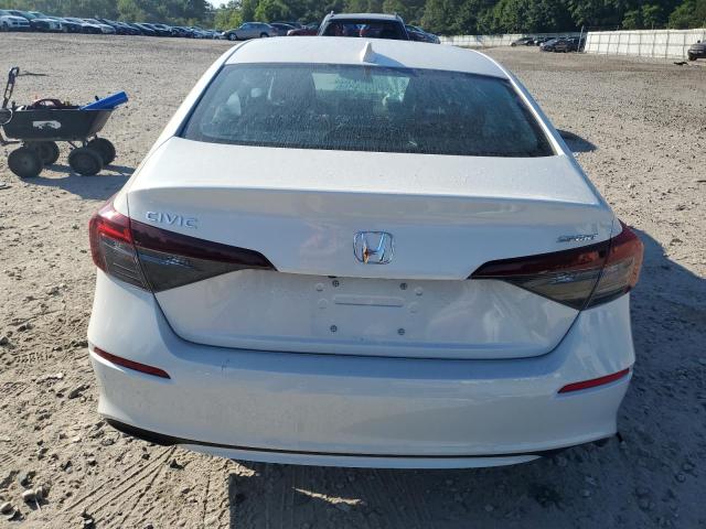2HGFE2F58SH606298 - 2025 HONDA CIVIC SPORT WHITE photo 6