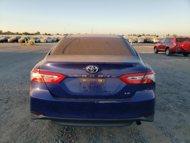 4T1B11HK7JU591788 - 2018 TOYOTA CAMRY L BLUE photo 6
