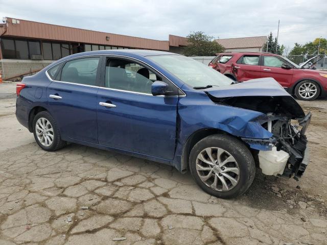 3N1AB7AP8JY267254 - 2018 NISSAN SENTRA S BLUE photo 4