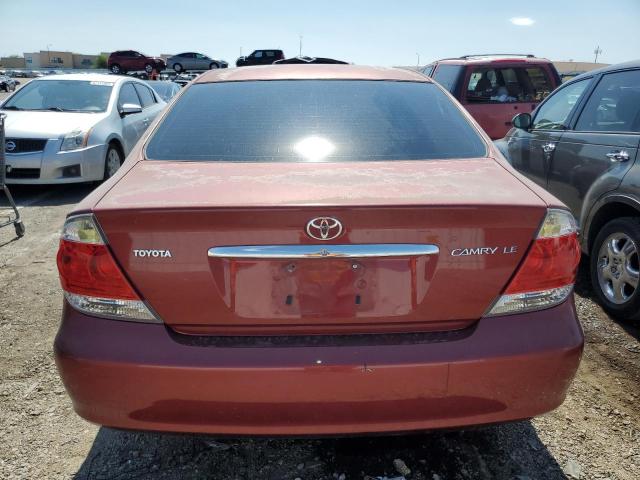 4T1BE32K45U096012 - 2005 TOYOTA CAMRY LE RED photo 6