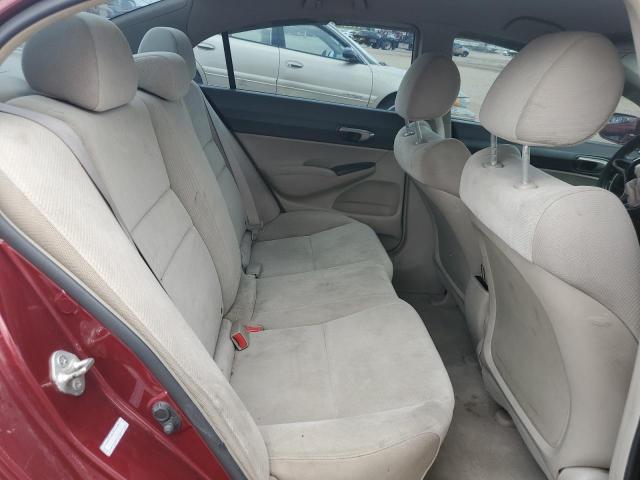 19XFA1F55BE031853 - 2011 HONDA CIVIC LX MAROON photo 10