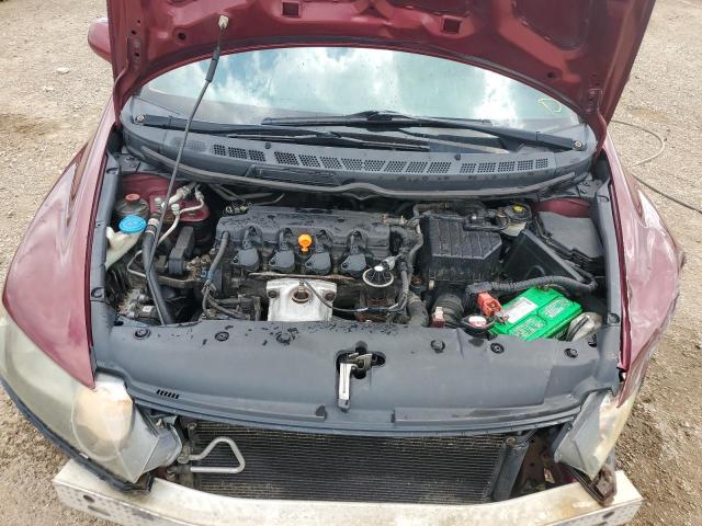 19XFA1F55BE031853 - 2011 HONDA CIVIC LX MAROON photo 11