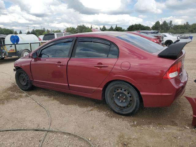 19XFA1F55BE031853 - 2011 HONDA CIVIC LX MAROON photo 2