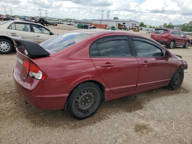 19XFA1F55BE031853 - 2011 HONDA CIVIC LX MAROON photo 3