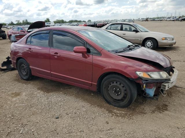 19XFA1F55BE031853 - 2011 HONDA CIVIC LX MAROON photo 4