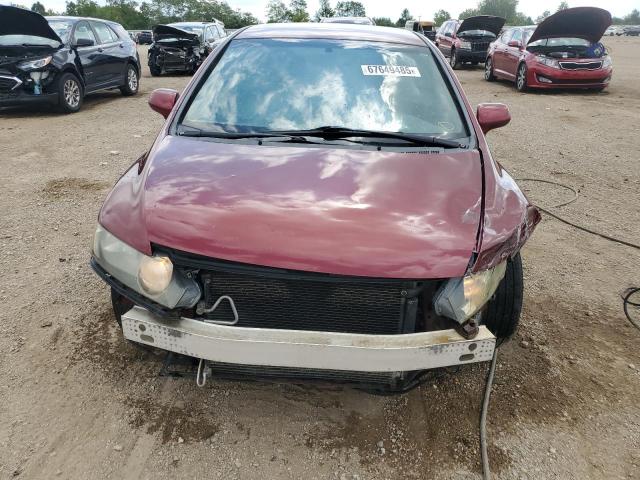 19XFA1F55BE031853 - 2011 HONDA CIVIC LX MAROON photo 5