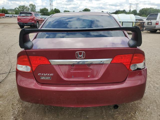 19XFA1F55BE031853 - 2011 HONDA CIVIC LX MAROON photo 6