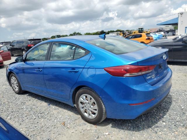 KMHD74LF2HU370760 - 2017 HYUNDAI ELANTRA SE BLUE photo 2