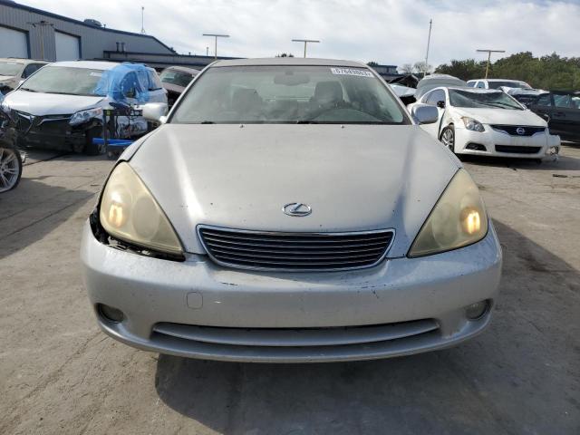 JTHBA30G055087704 - 2005 LEXUS ES 330 SILVER photo 5