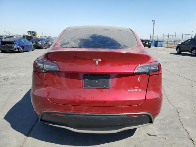 7SAYGDEE4RF056552 - 2024 TESLA MODEL Y RED photo 6