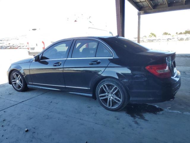 WDDGF8BB1CF855243 - 2012 MERCEDES-BENZ C 300 4MATIC BLACK photo 2