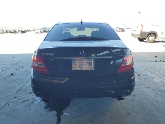 WDDGF8BB1CF855243 - 2012 MERCEDES-BENZ C 300 4MATIC BLACK photo 6