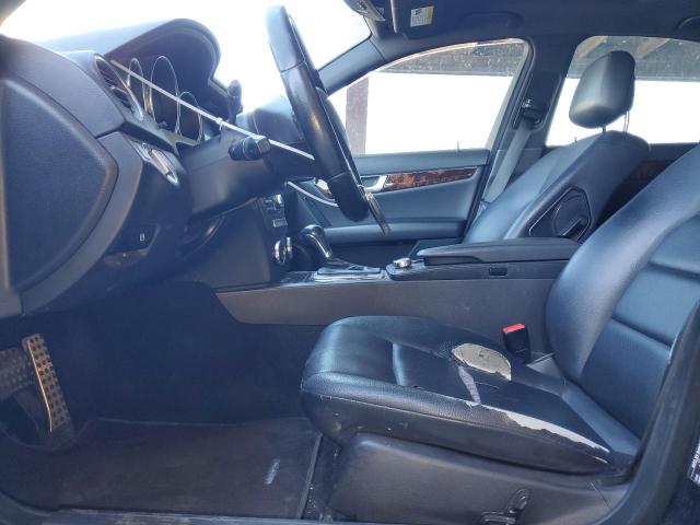 WDDGF8BB1CF855243 - 2012 MERCEDES-BENZ C 300 4MATIC BLACK photo 7