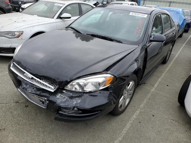 2G1WG5E32C1223602 - 2012 CHEVROLET IMPALA LT BLACK photo 1