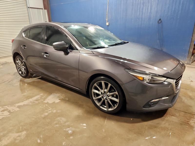 3MZBN1M34JM214053 - 2018 MAZDA 3 GRAND TOURING GRAY photo 4