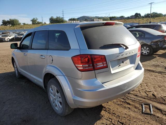 3C4PDCAB8ET102239 - 2014 DODGE JOURNEY SE SILVER photo 2