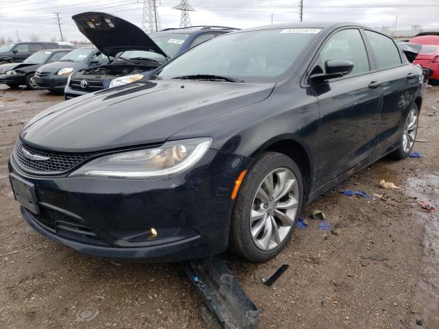 1C3CCCDG3FN684376 - 2015 CHRYSLER 200 S BLACK photo 1