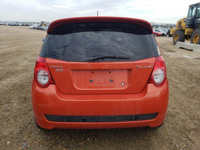 3G2TX66E79L133910 - 2009 PONTIAC G3 WAVE SE ORANGE photo 6